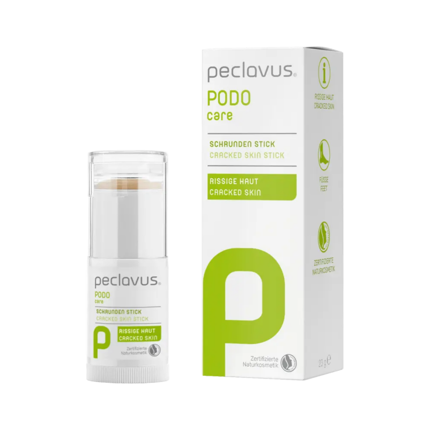 Peclavus Stift, Cracked skin stick 23ml
