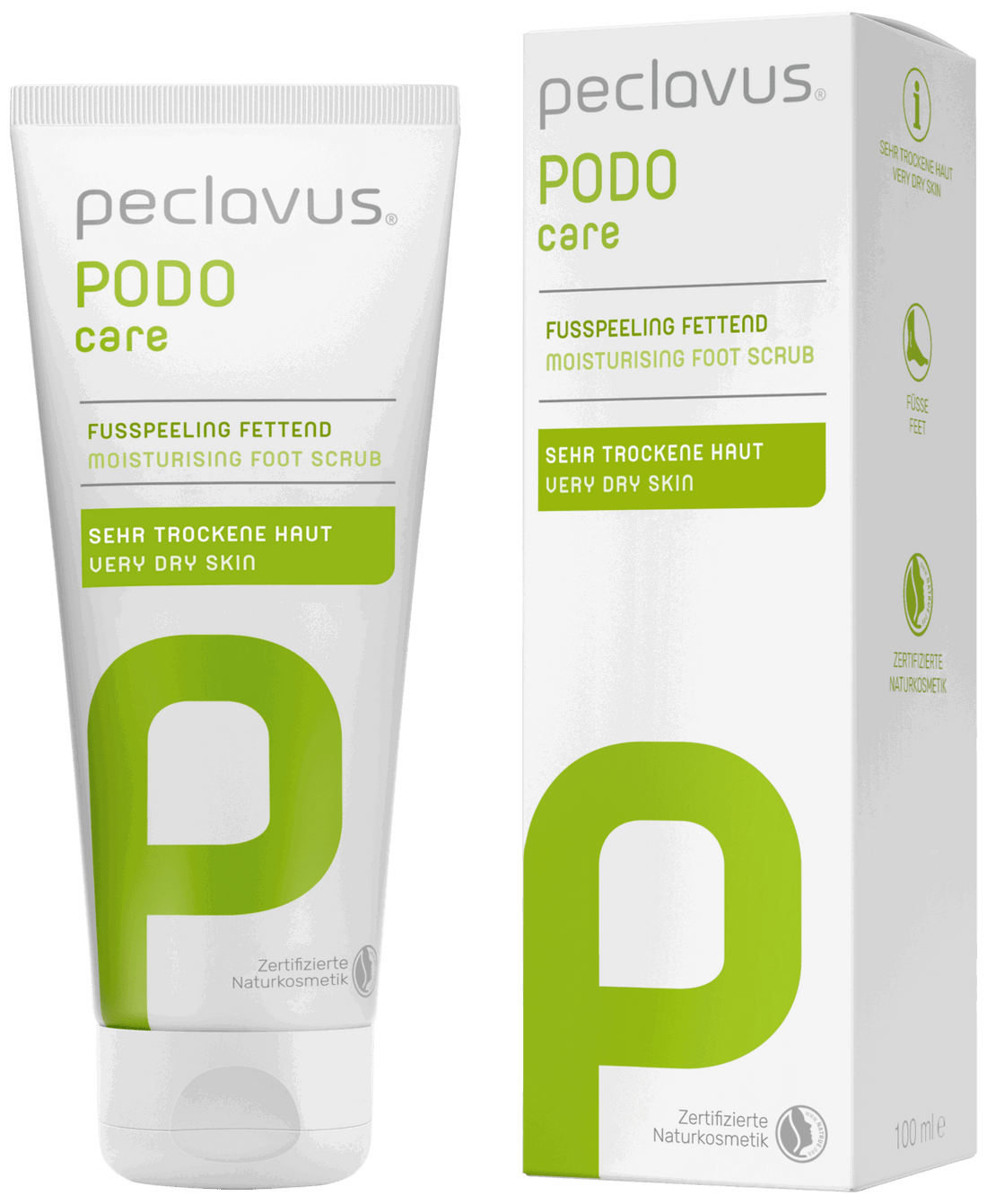 Peclavus Mýkjandi fótaskrúbbur 100 ml