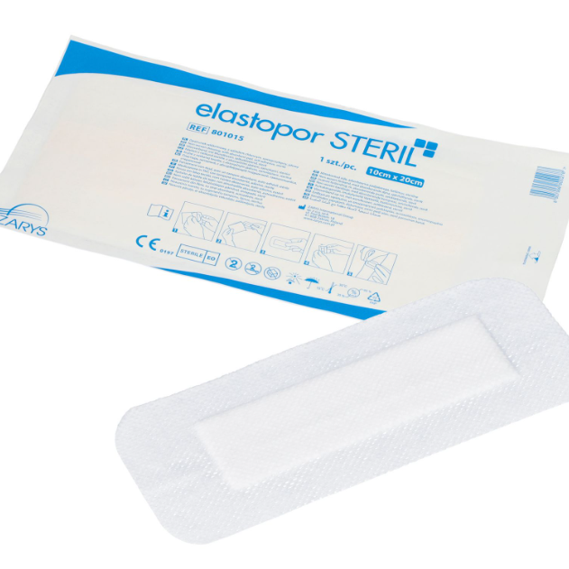 Elastopor sterill grisju plástur