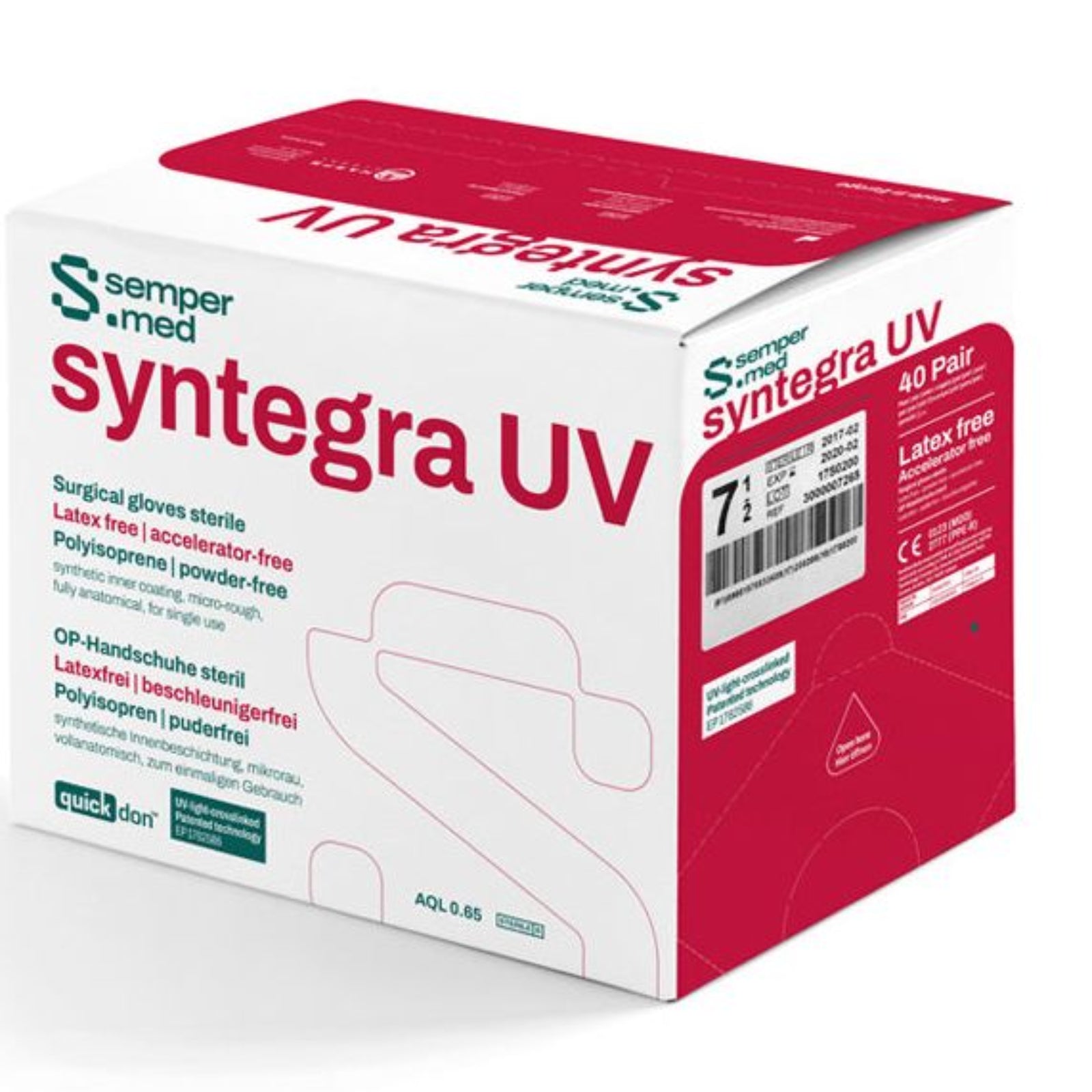 Syntegra UV Skurðhanskar